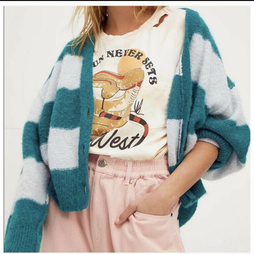 Free People Eclair Alpaca Cardigan Sweater